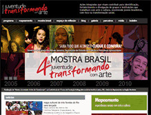 Tablet Screenshot of juventudearte.org.br